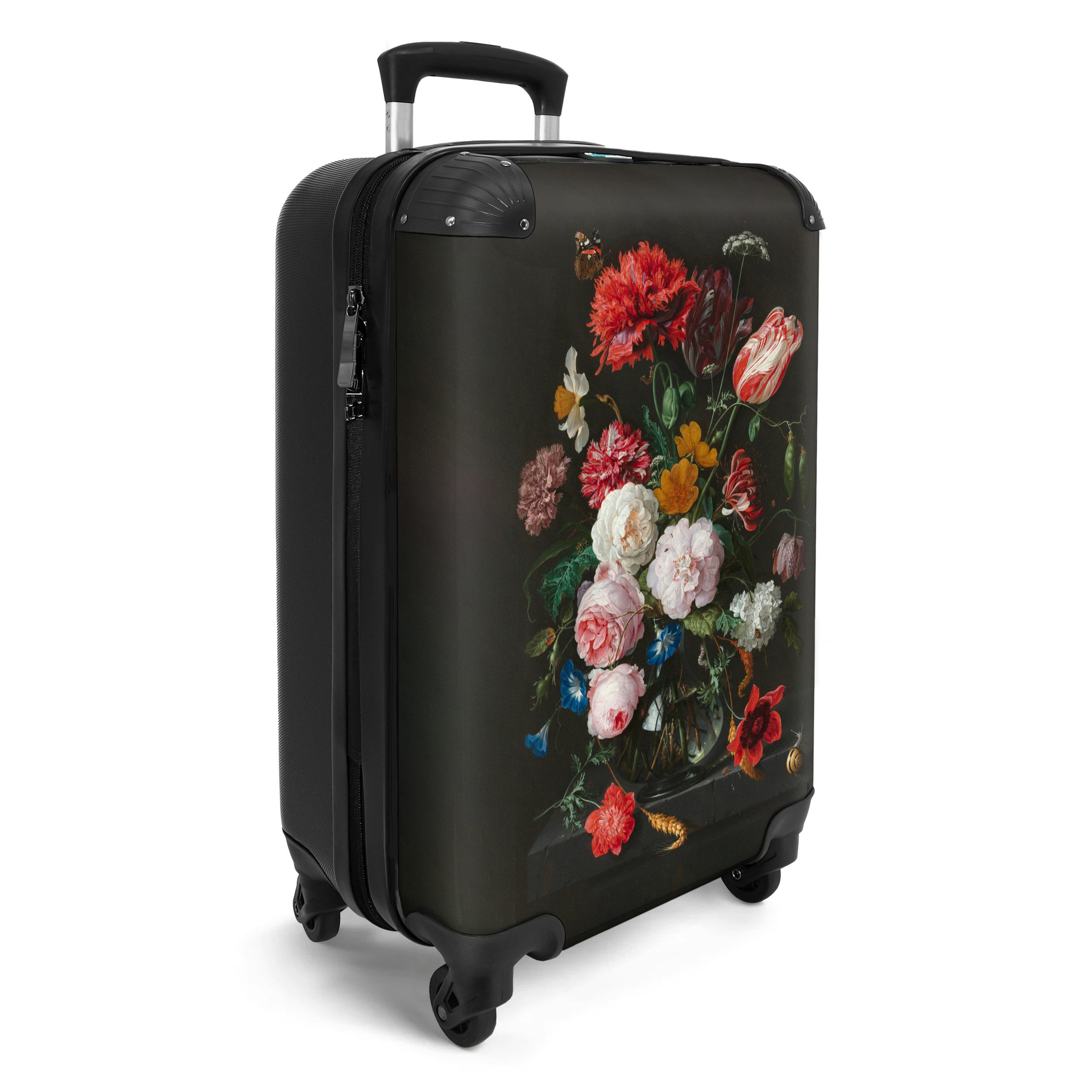 NoBoringSuitcases.com© Hartschalen-Trolley Blumen - Kunst - günstig online kaufen