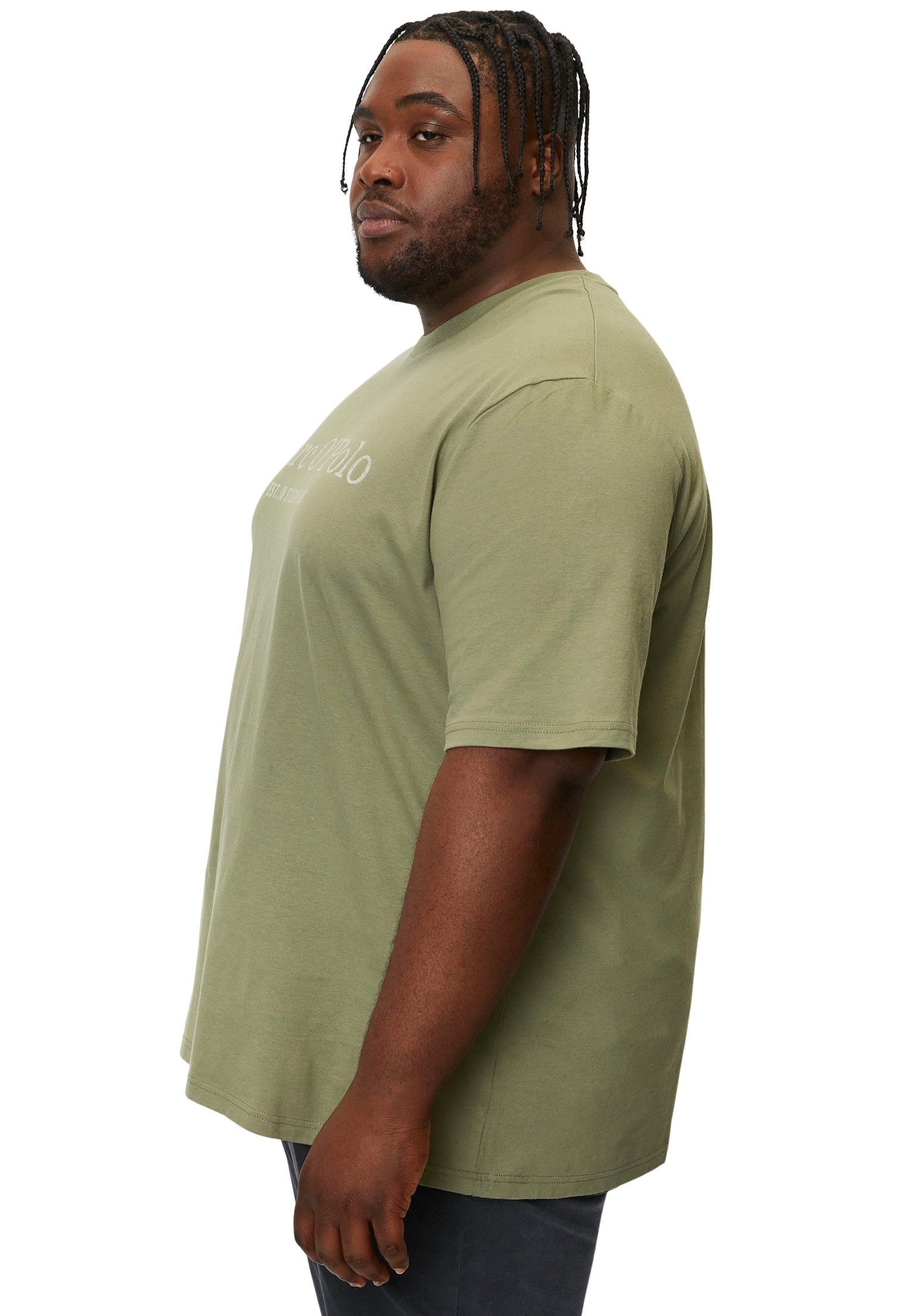 Marc Big&Tall-Größen olive O'Polo in T-Shirt