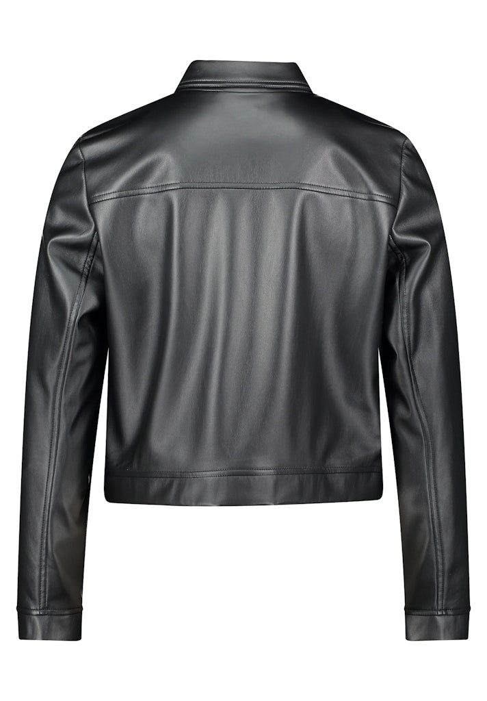 Betty&Co Blusenblazer Blazerjacke Kurz 1/1 Arm Black günstig online kaufen
