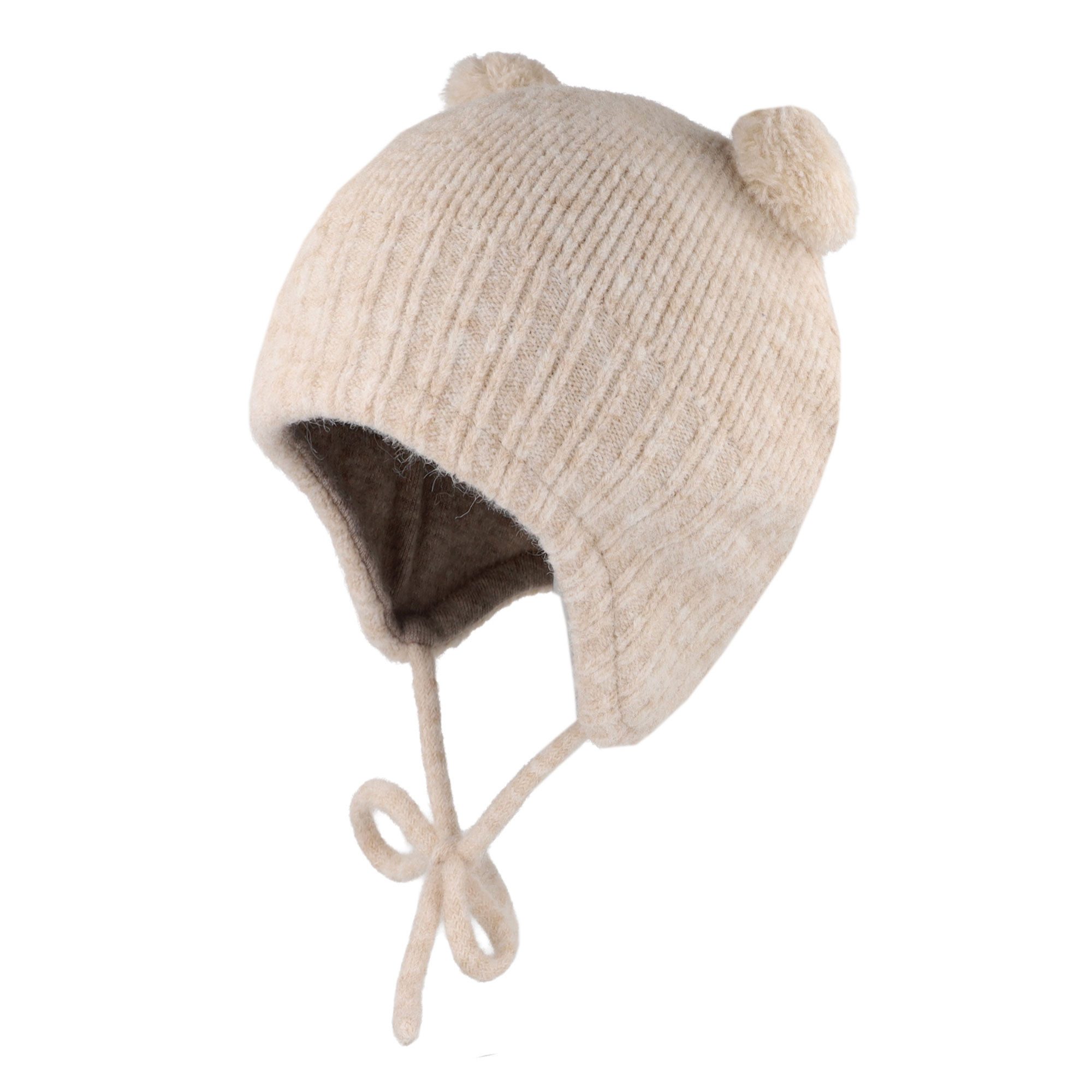 MAXIMO Strickmütze für Babys und Kleinkinder, aus Strickmaterial