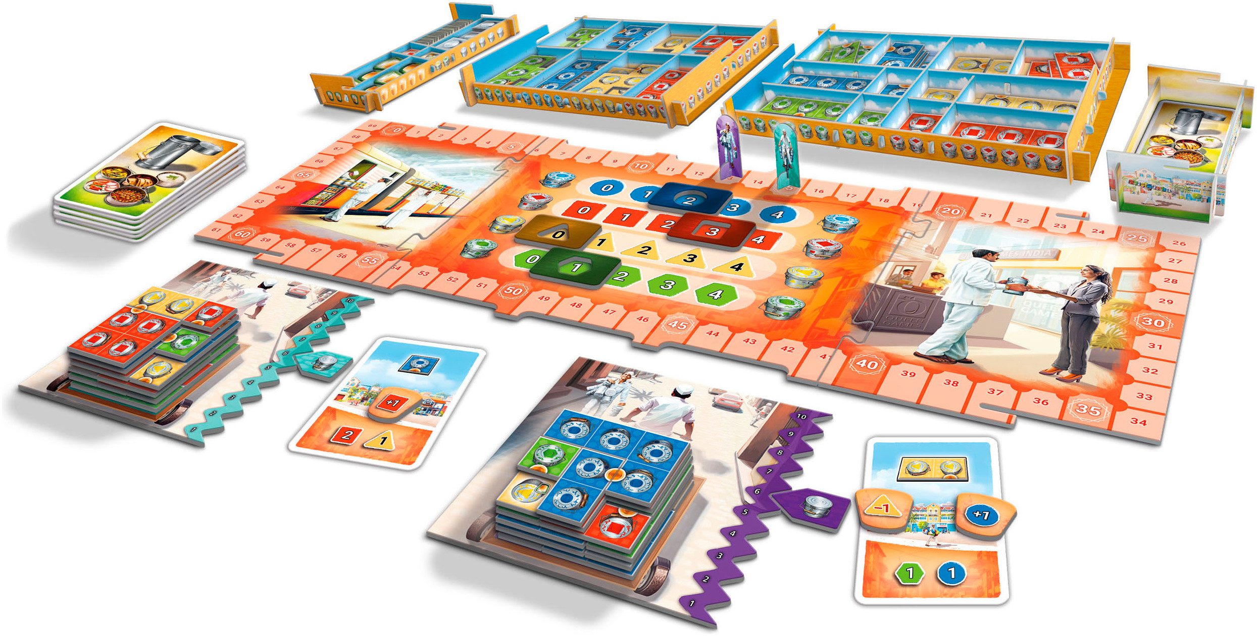 Queen Games Spiel Dabba Walla, Familienspiel