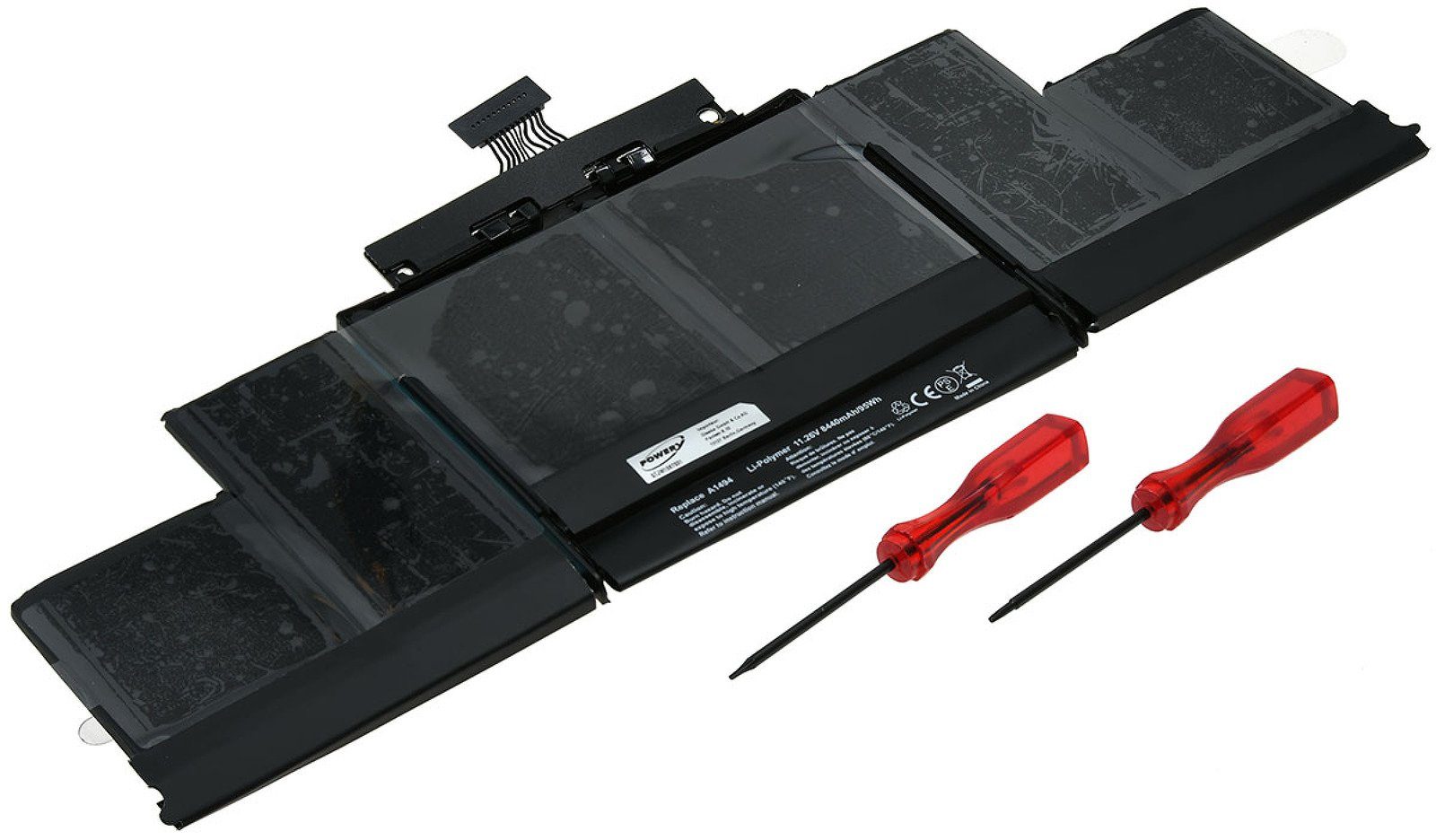 Powery Akku für Apple Typ A1494 Laptop-Akku 8400 mAh (11.26 V)