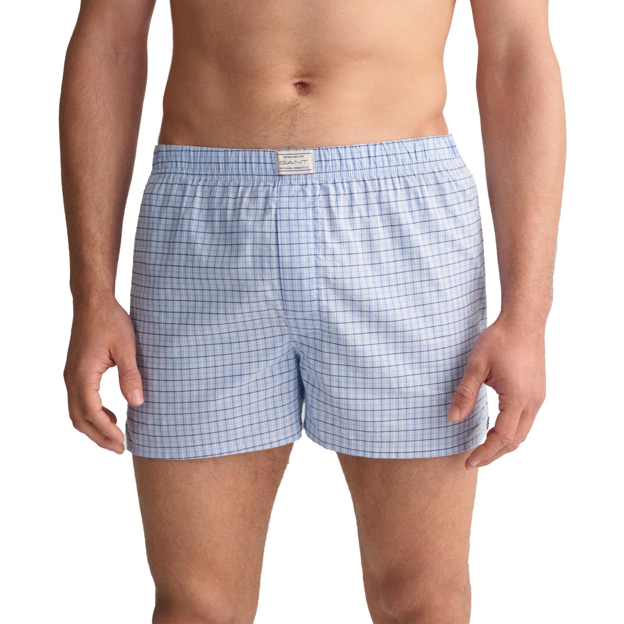 Pack Herren Woven Web-Boxershorts, - Boxershorts Gant Boxer 2er