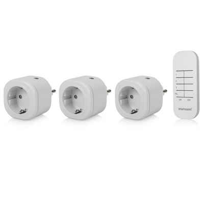 smartwares Lichtschalter Mini Schalter-Set für Innenräume 8 x 5,5 x 5,5 cm Weiß