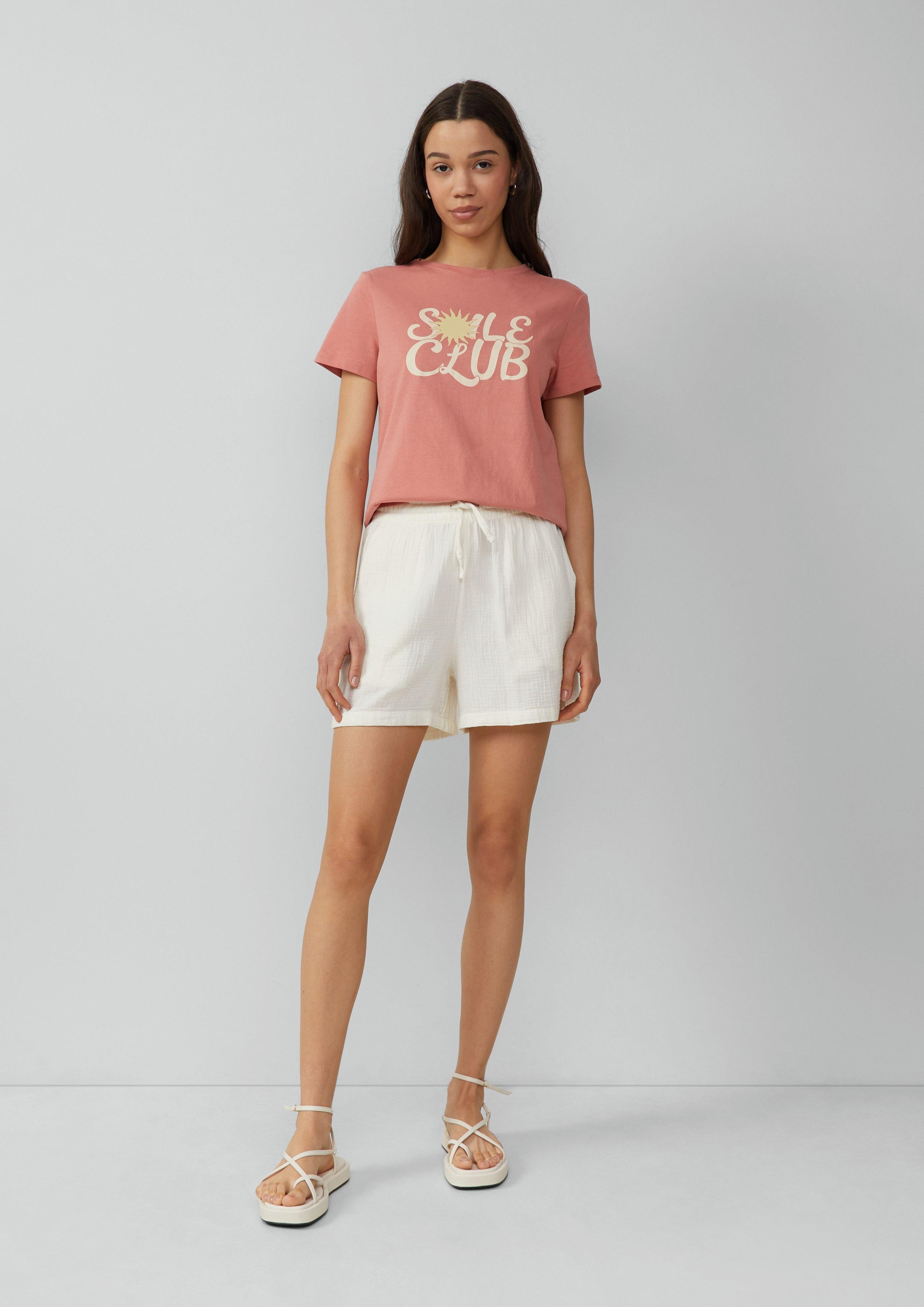 QS Shorts Shorts aus Musselin günstig online kaufen