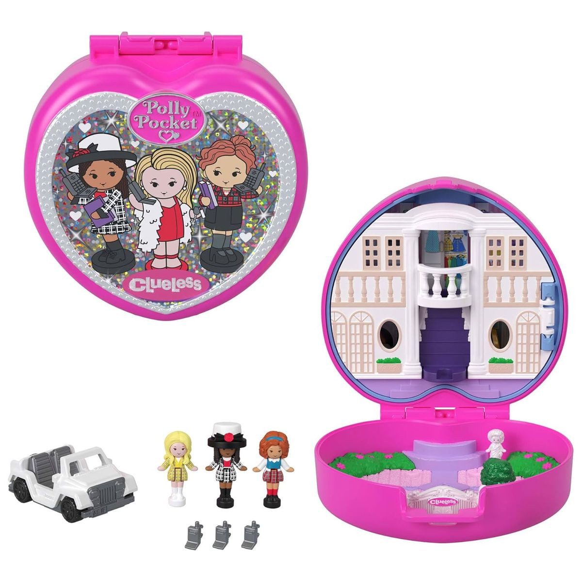 Mattel® Spielwelt Mattel JCC21 - Polly Pocket - Clueless Sammler-Schatulle, Minipuppen &