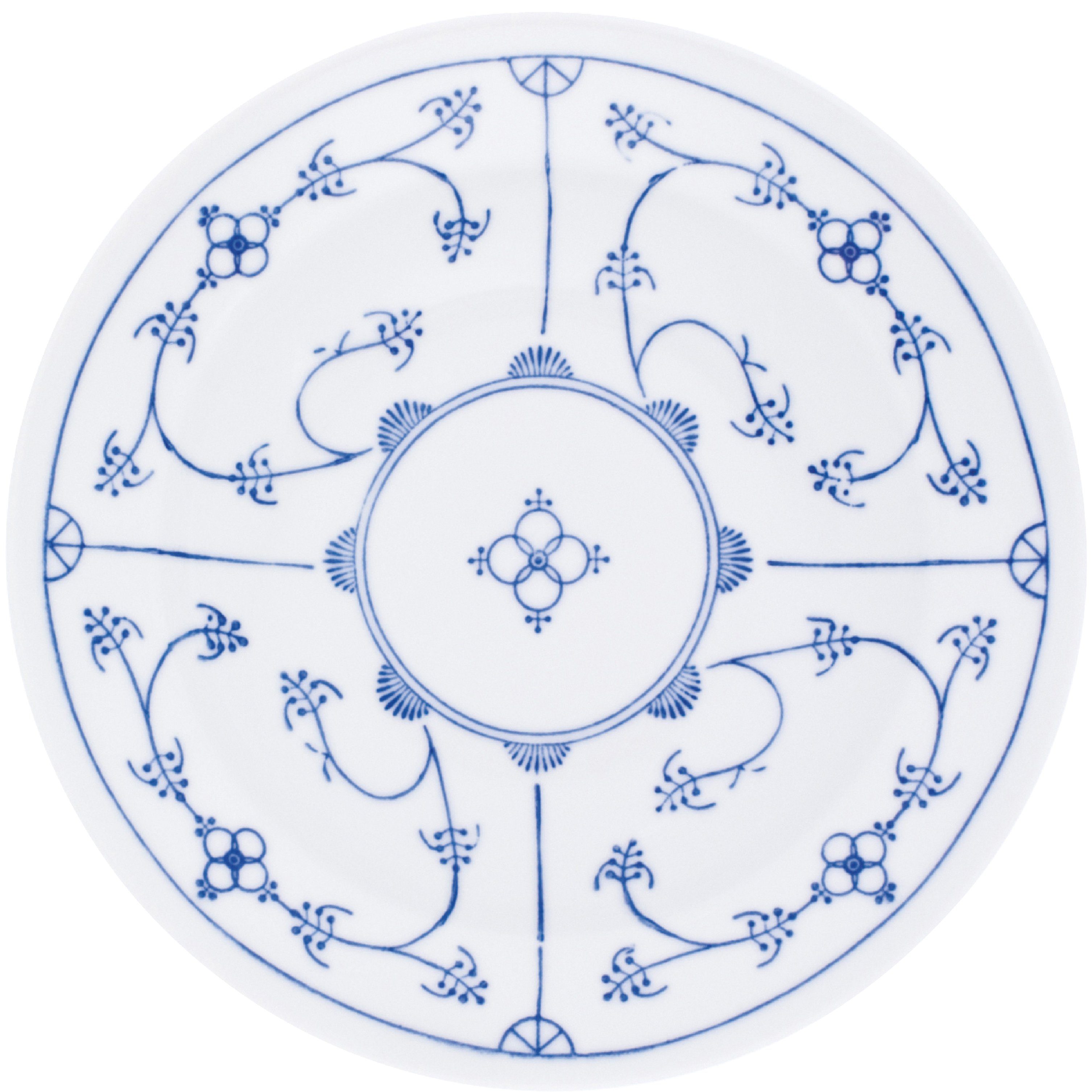 KAHLA Suppenteller Blau Saks 22 cm, (1 St), von Hand dekoriert