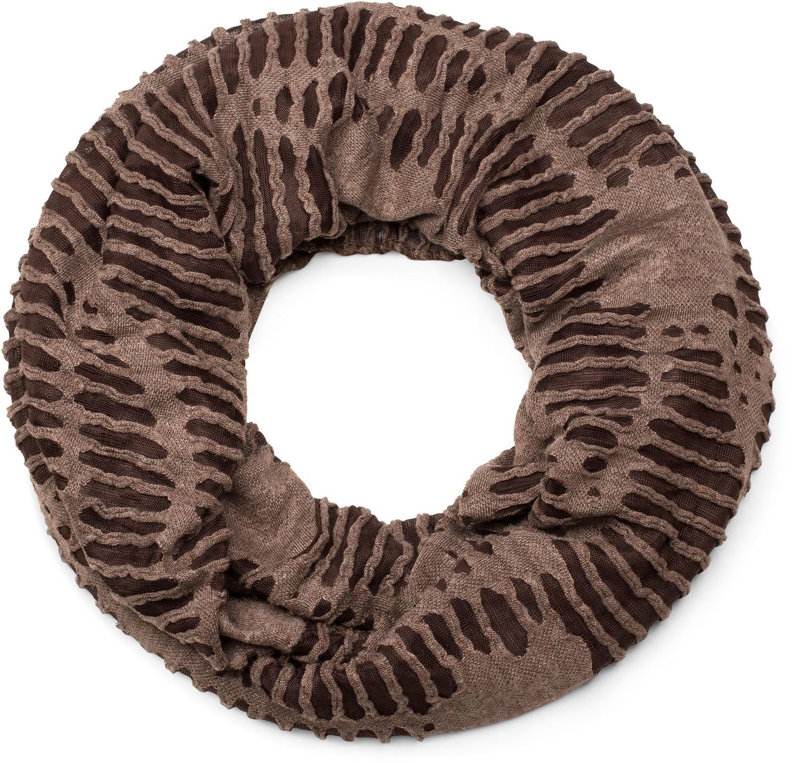 styleBREAKER Loop Loop mit langen Rissen, (1-St) günstig online kaufen