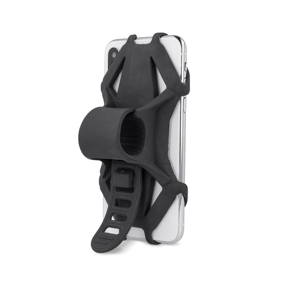 COFI 1453 Smartphone-Halterung Universal Fahrrad Handyhalterung für Smartphones Handys bis 6" Schwarz – Bild 2 von 4