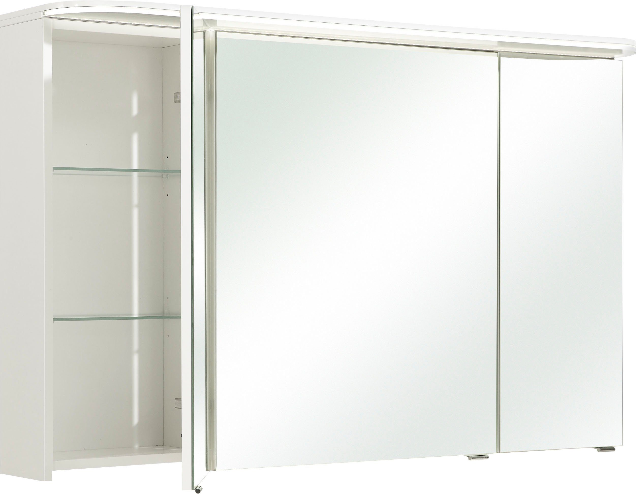 Saphir Spiegelschrank "Balto Sprint Badschrank mit LED-Lichtkranz, 120 cm b günstig online kaufen