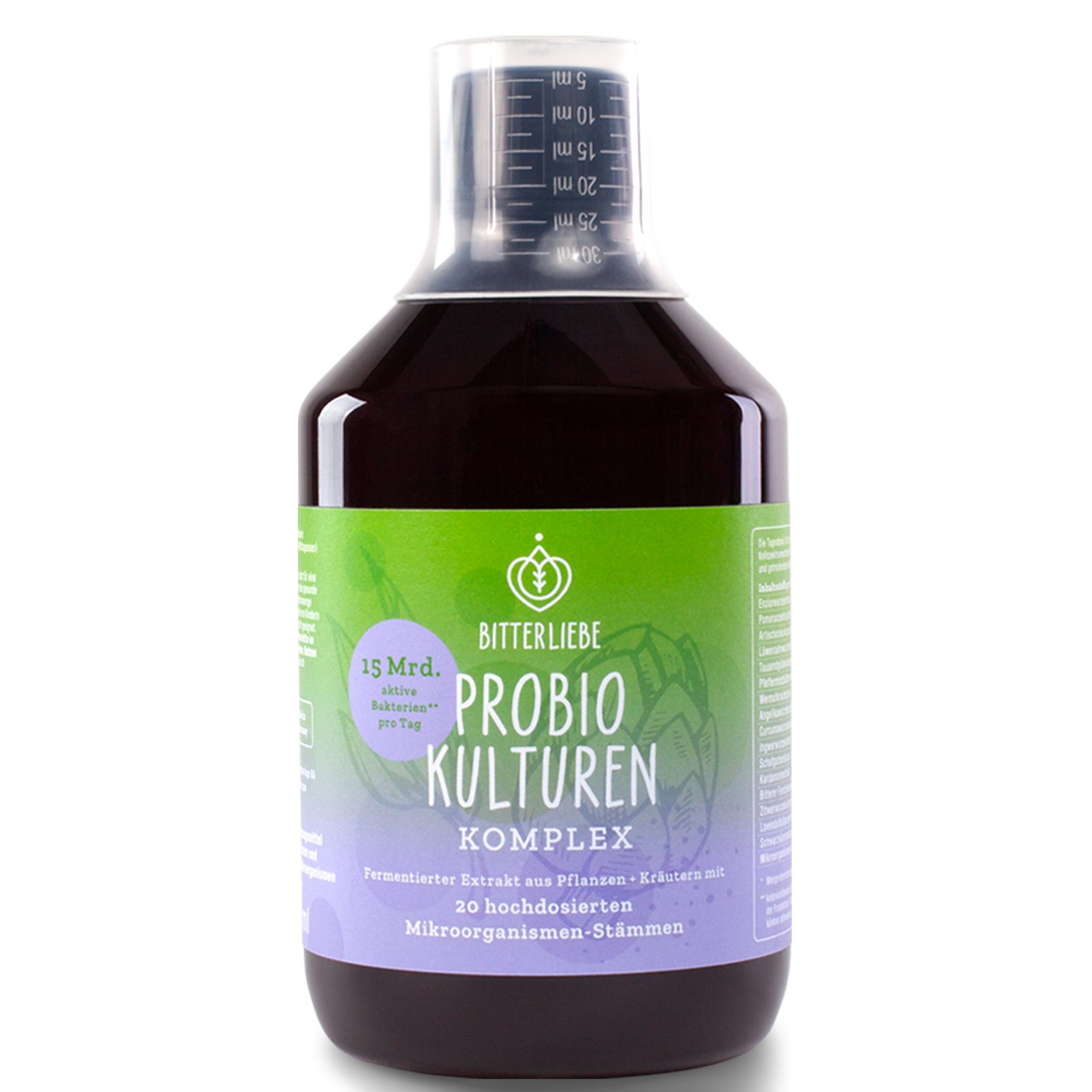 BitterLIebe - Probio Komplex - flüssige Darmbakterien - magensaftresistent - Tropfen