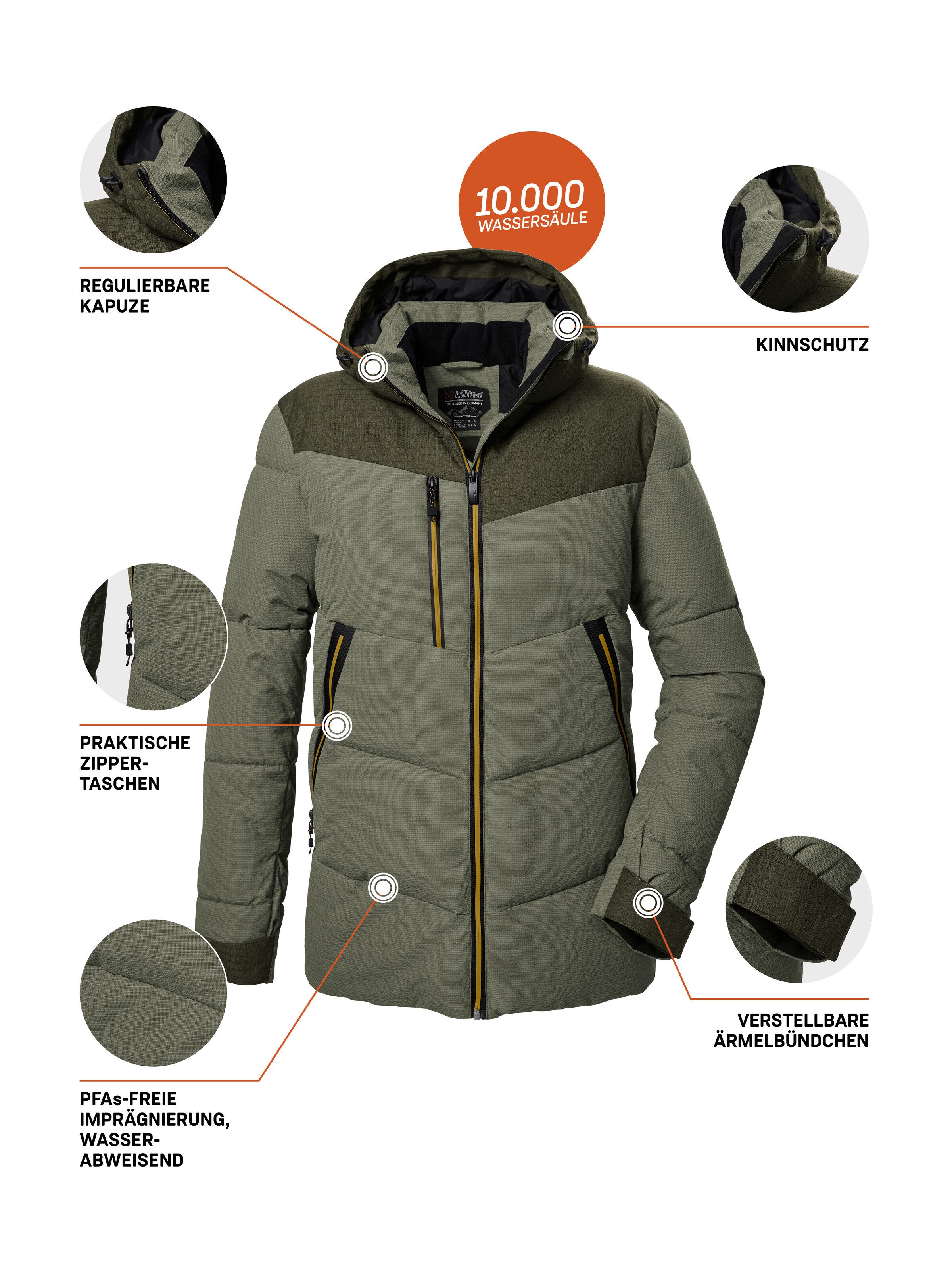 Killtec Steppjacke KOW 306 MN QLTD JCKT Herren Steppjacke mit Kapuze, wasserabweisend, atmungsaktiv