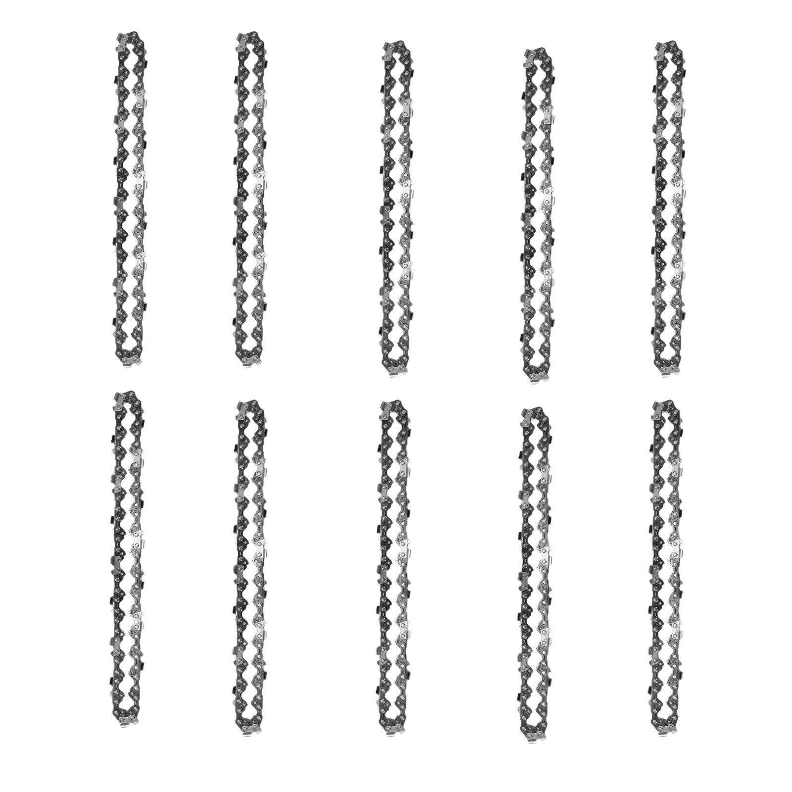 GARRYFIZH Ersatzkette Akku Kettensäge Ersatzkette Für Kettensäge 6 Zoll(5 Stück/10 Stück), (10-tlg), Ersatzkette,6-Zoll-Stahlkette