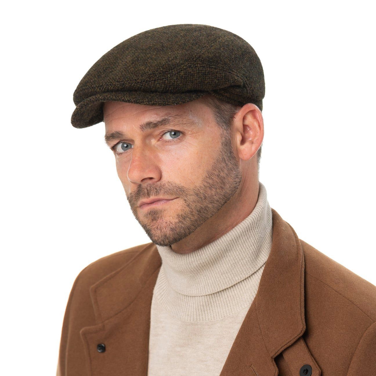 Stetson Flat Cap (1-St) Schirmmütze mit Schirm, Made in Germany