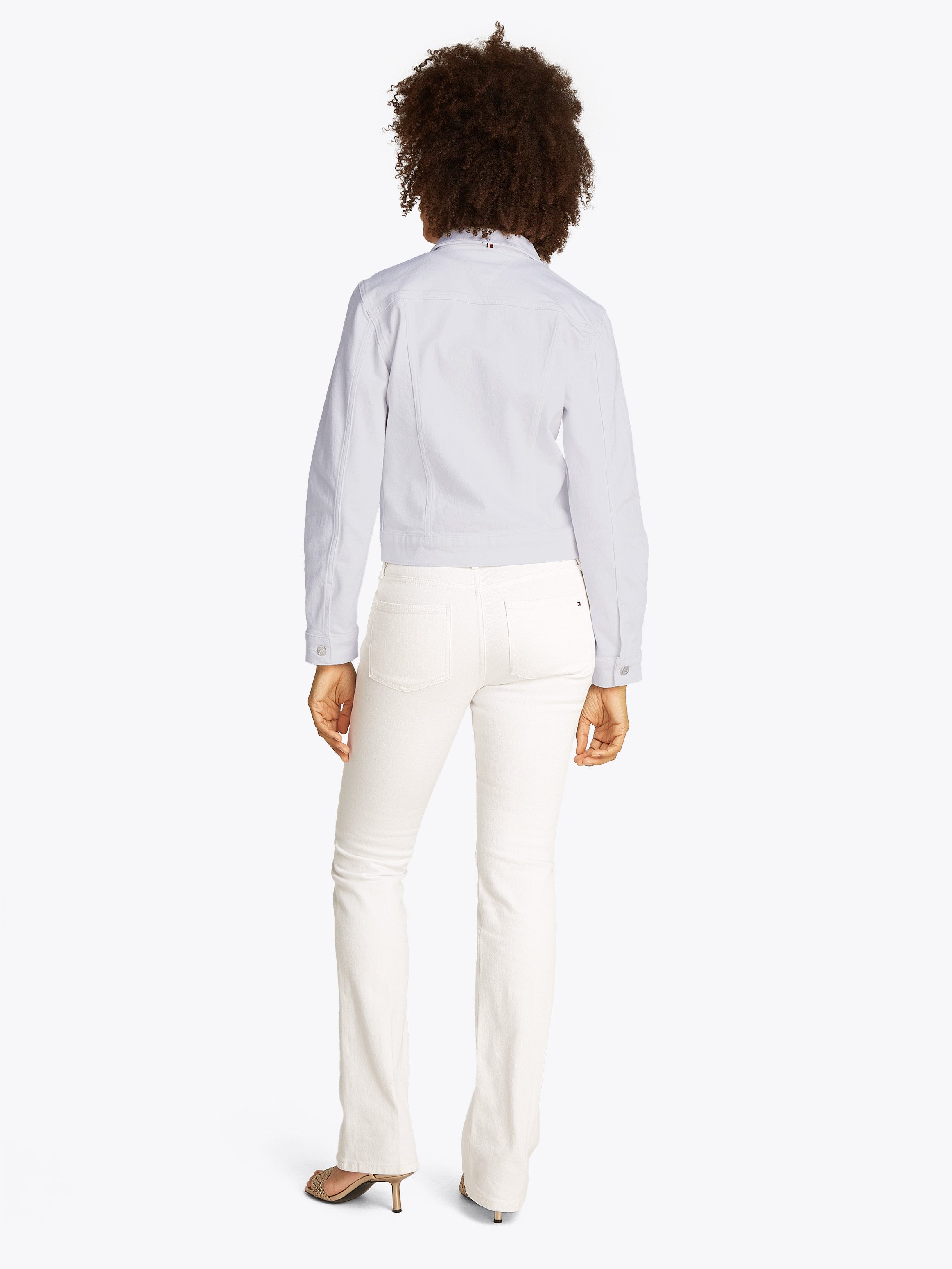 Tommy Hilfiger Jeansjacke DNM SLIM JACKET WHITE mit vielseitigem Design
