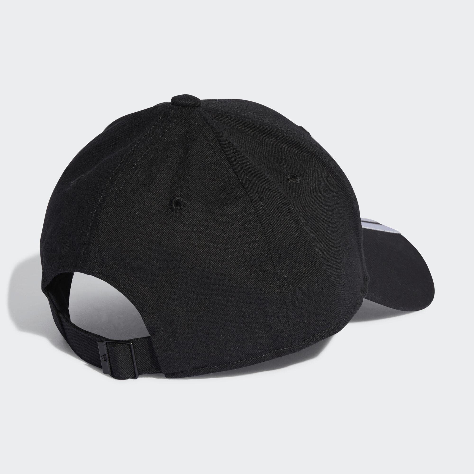 3-STREIFEN TWILL Baseball adidas KAPPE White Cap / BASEBALL Black COTTON BASEBALL Sportswear