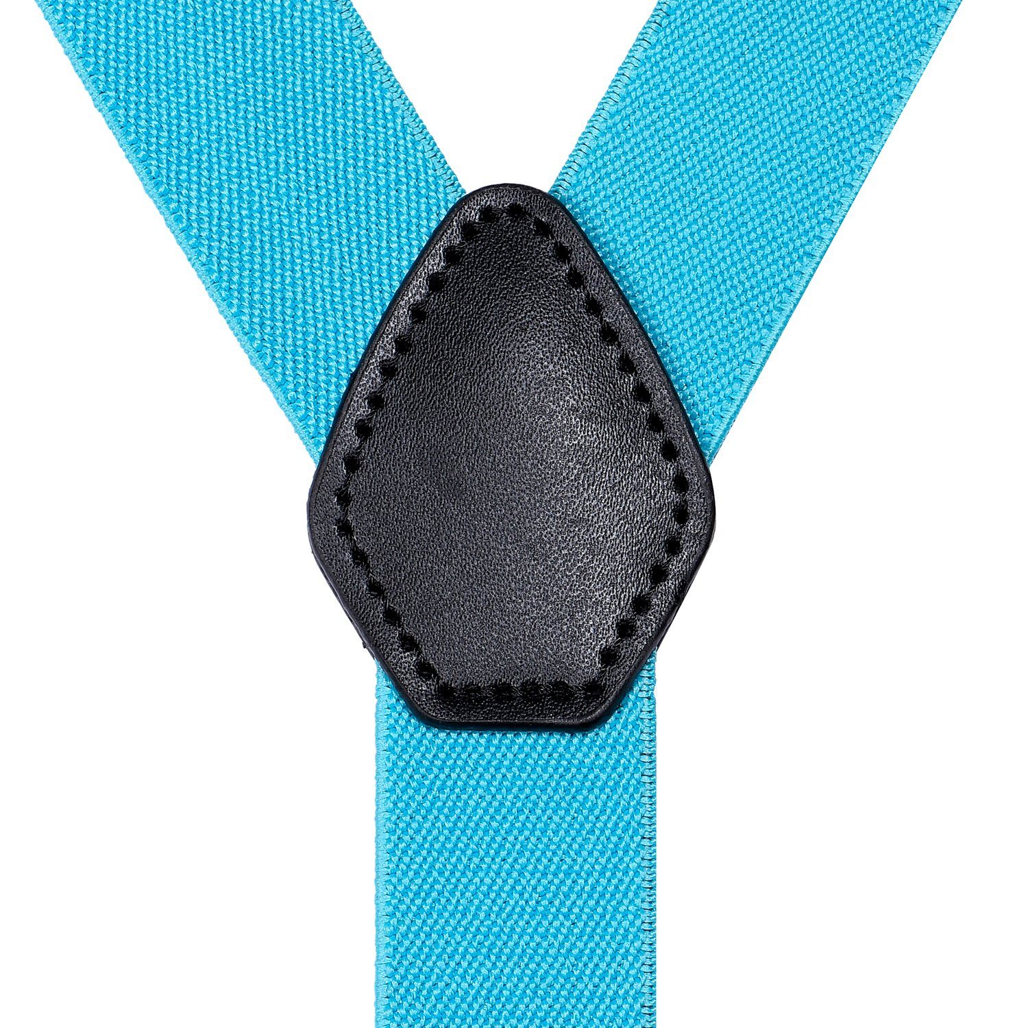 DonDon Hosenträger DonDon® Herren Hosenträger schmal 2,5 cm 3 Clips in Y-Form elastisch (1-St) Y-Form, verstellbar mit Clipverschluß, elastisch, schmal 2.5 cm