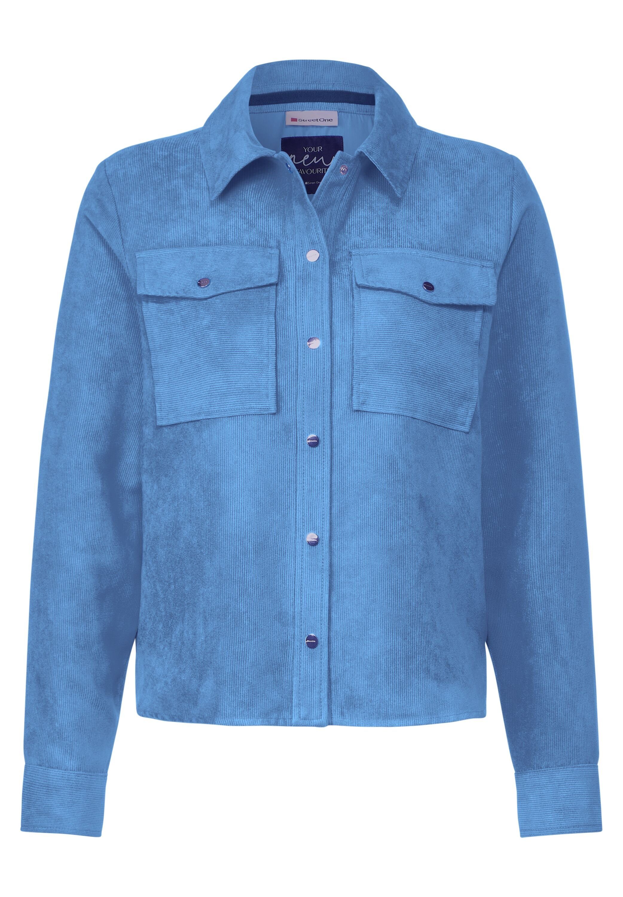STREET ONE Cordjacke in Unifarbe