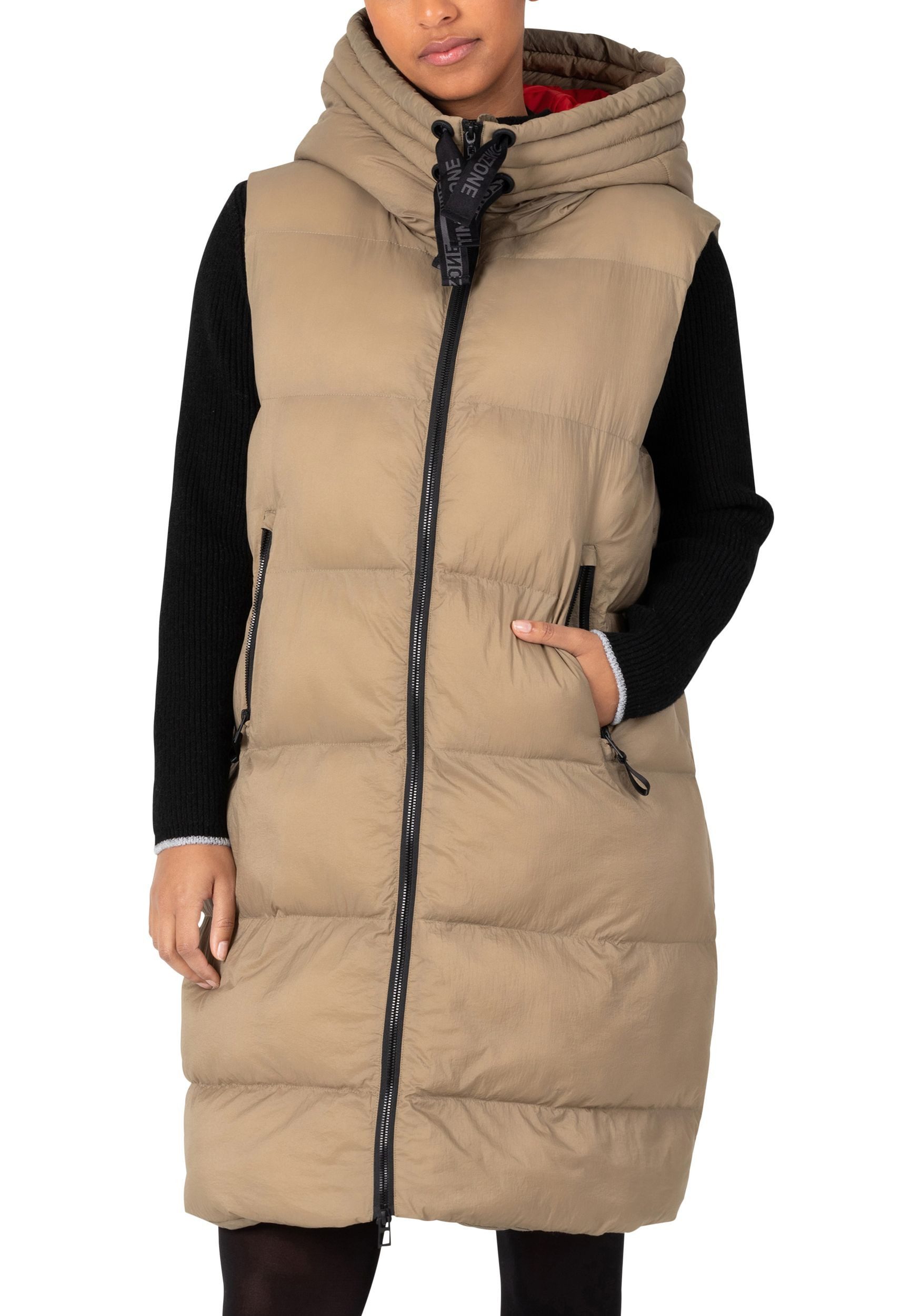 TIMEZONE Winterjacke Puffer- lang Kapuze wasserabweisend ultraleicht Volume günstig online kaufen