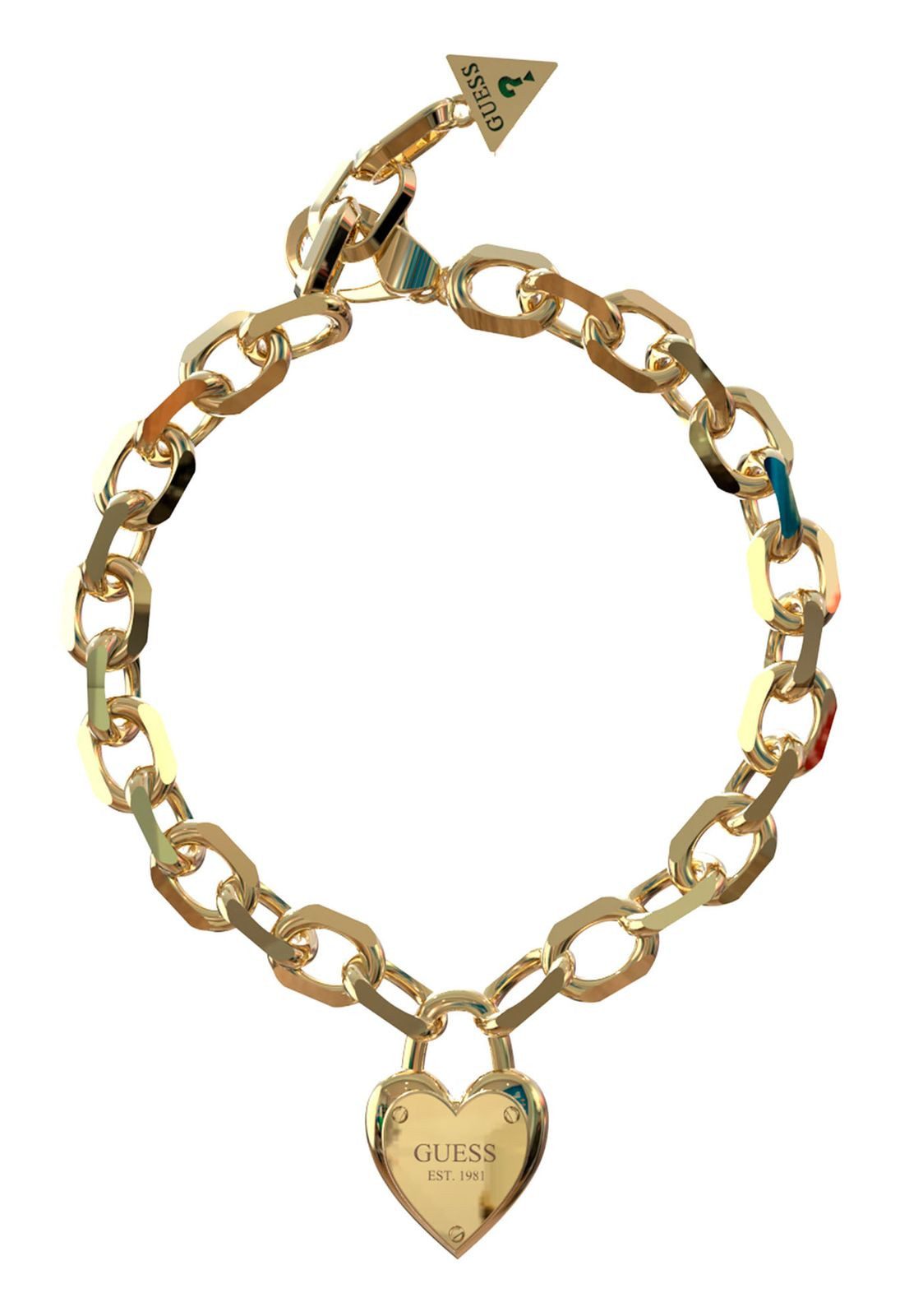 Guess Gliederarmband Heart Lock Chain Bracelet günstig online kaufen