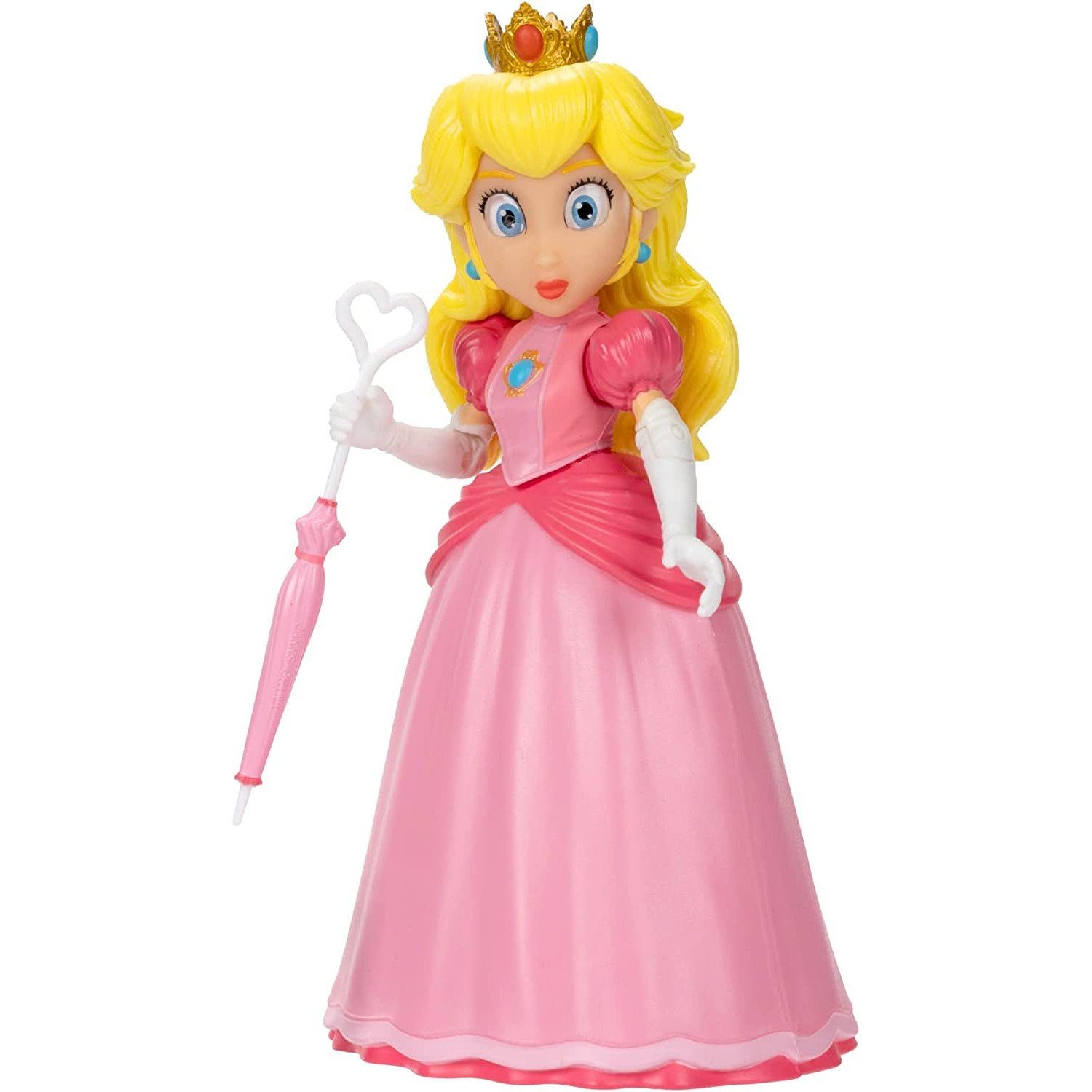 Jakks Pacific Actionfigur, SUPER MARIO Movie-Figur Prinzessin Pfirsich 13cm