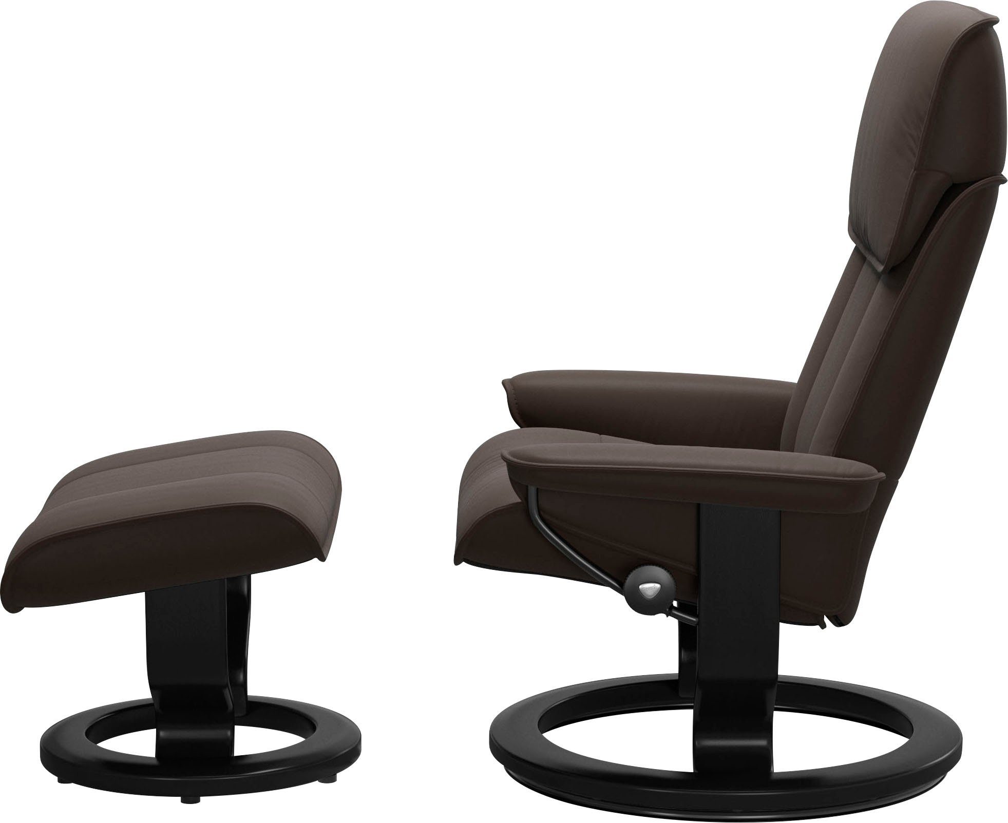 Stressless® Fußhocker Admiral, mit Classic Base, Gestell Schwarz