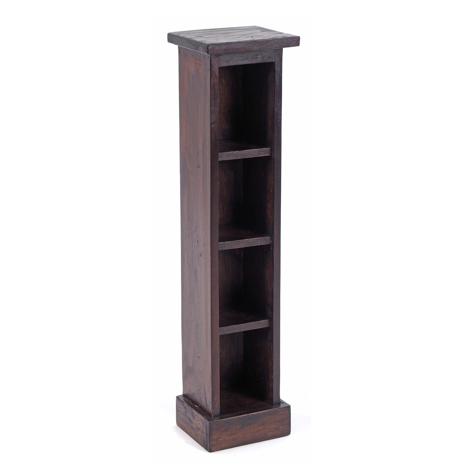 DESIGN DELIGHTS CD-Regal HOLZ CD REGAL "CD TOWER", 76cm(H), Holzregal, CD Rack mit 4 Fächern