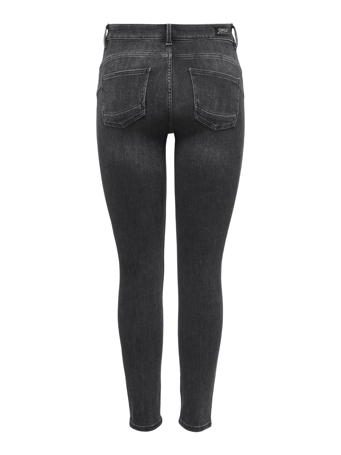 ONLY Skinny-fit-Jeans ONLPOWER LIFE MID PUSH Baumwollmischung, skinny fit, regular waist