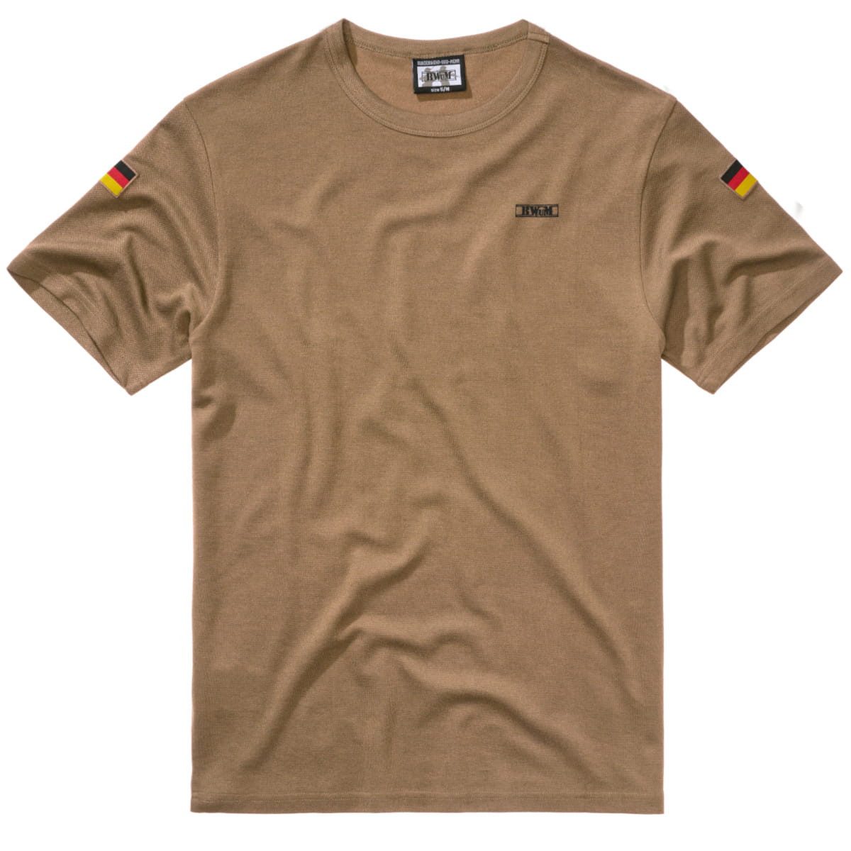 T-Shirt BWuM Bundeswehr Tropenshirt Leicht mit Flaggen