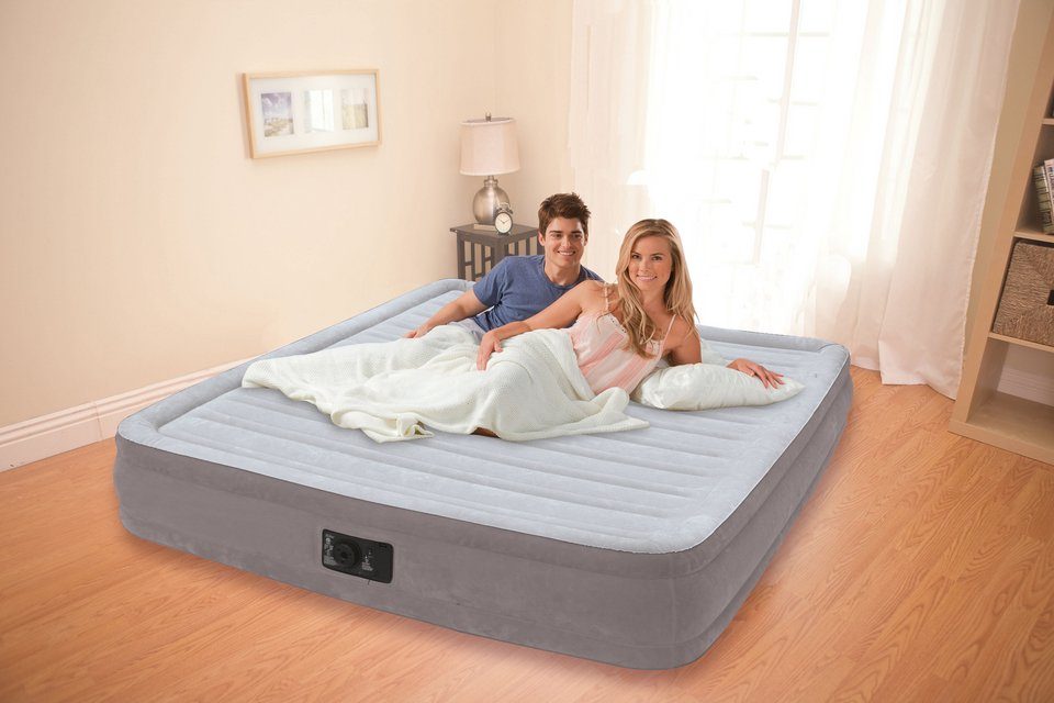 Kit Elevated Twin Luftbett Air Intex Comfort-Plush