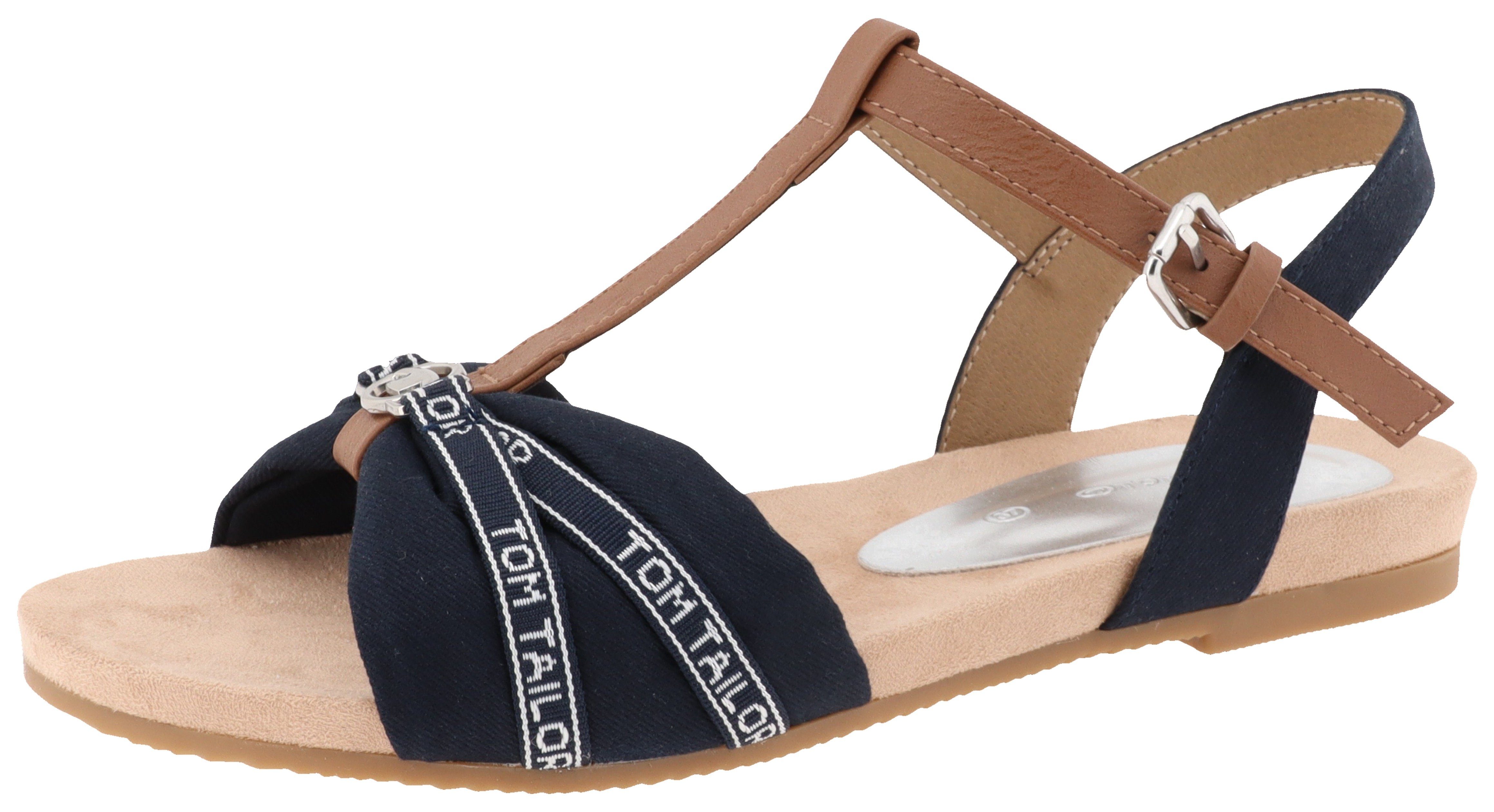 TOM TAILOR Sandalette mit verstellbarer Schnalle navy