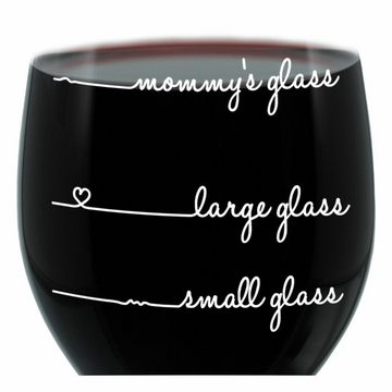 LEONARDO Weinglas XL Mommys Glass Handwriting, Glas, lasergraviert