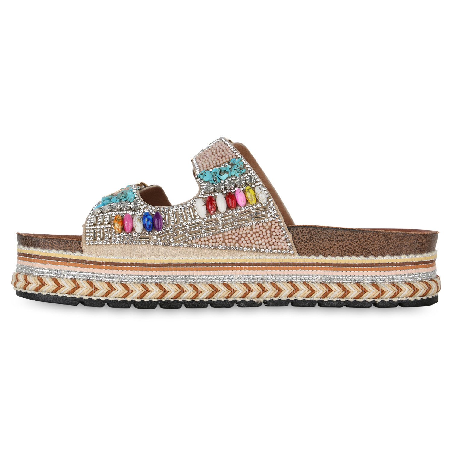 VAN HILL 841100 Sandalette Damen Pantoletten günstig online kaufen