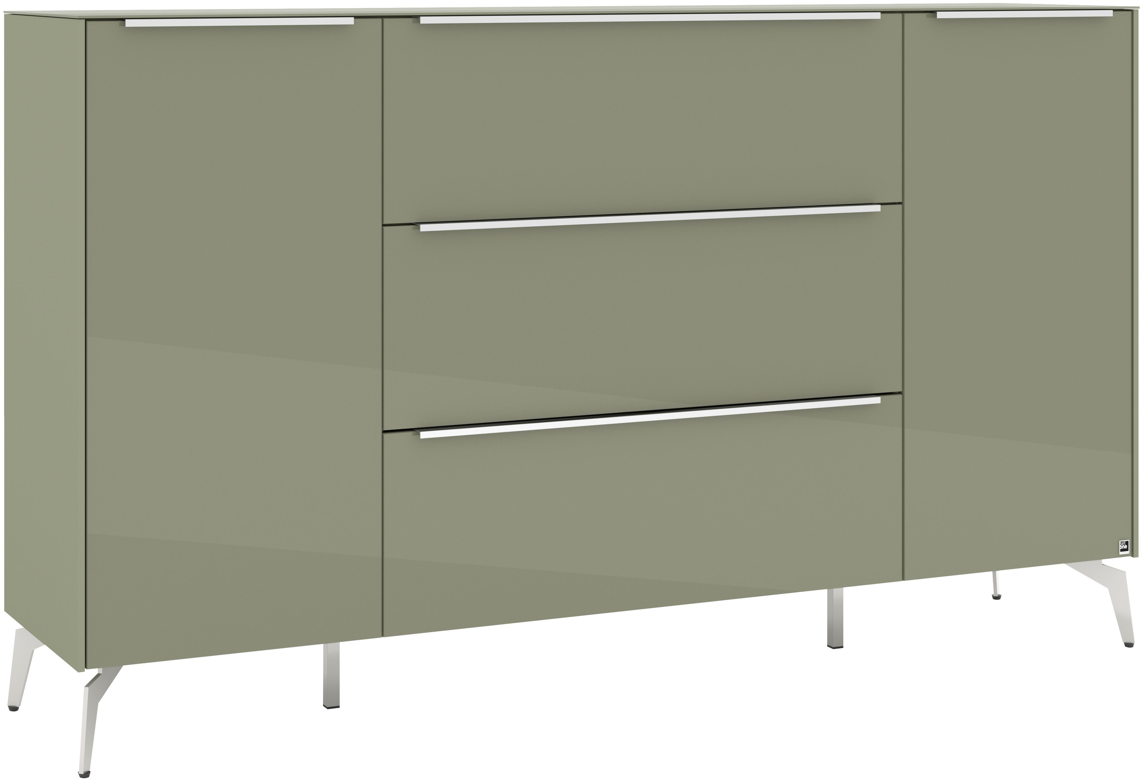 set one by Musterring Sideboard Reno (1 St), Mit Winkelfuß in diversen Farben, 109 cm Höhe & Farbauswahl