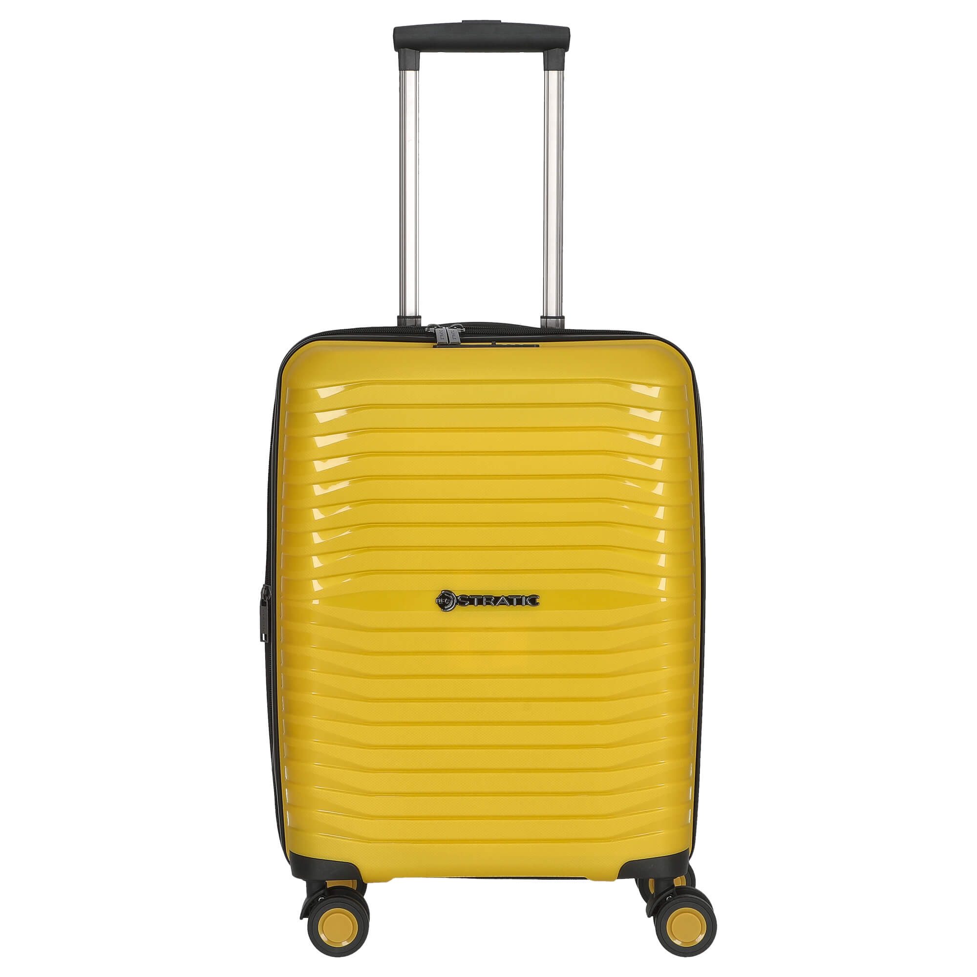 Stratic Koffer Bright+ - 4-Rollen-Trolley 56 cm S erw. (yellow gold), 4 Rollen Rollen