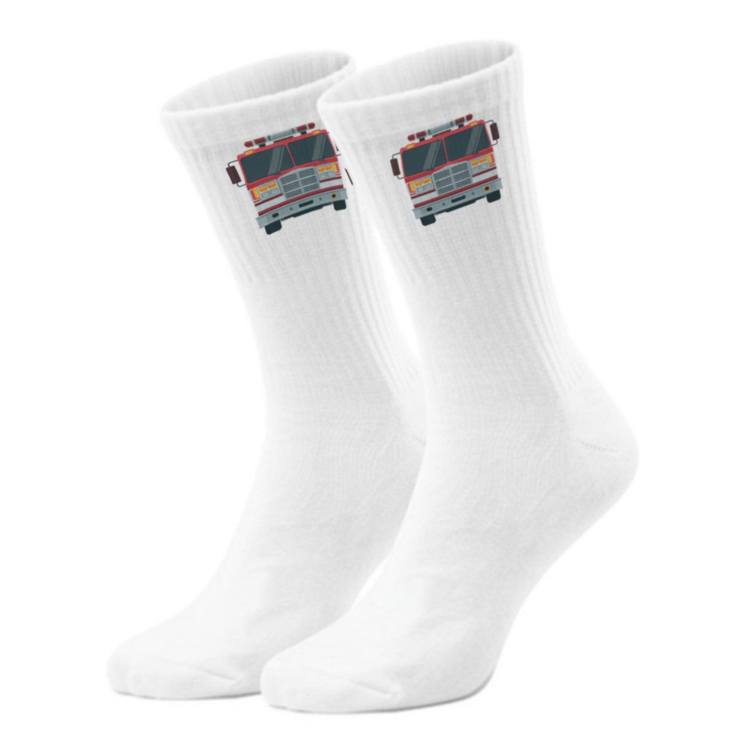 speecheese Freizeitsocken epicsocks FireFeet Feuerwehrwagen Socken in 42-46 im Paar