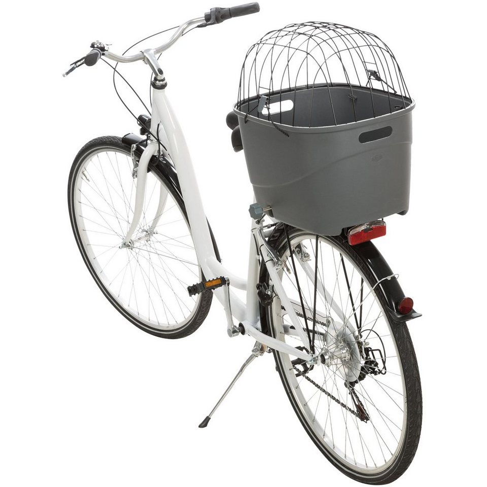 TRIXIE Fahrradkorb Kunststoff Fahrradkorb für Gepäckträger (1-tlg),  witterungsunempfindlich, witterungsunempfindlicher Hundekorb