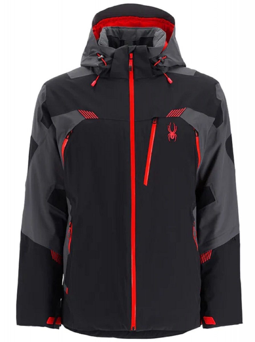 Spyder Skijacke Spyder Leader Herren Skijacke Winterjacke black volcano  221026