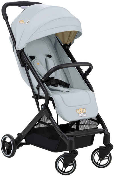 Hauck Kinder-Buggy Travel N Care, Simba grey, leicht; bis 22 kg belastbar; inkl. Schulter-Tragegrut