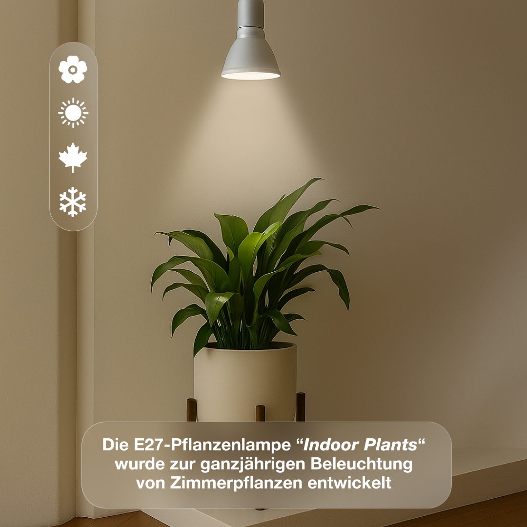 Venso EcoSolutions Pflanzenlampe indoor plants, Venso EcoSolutions Growlight Indoor plants LED E27 Pflanzenlampe, Voll – Bild 5 von 5