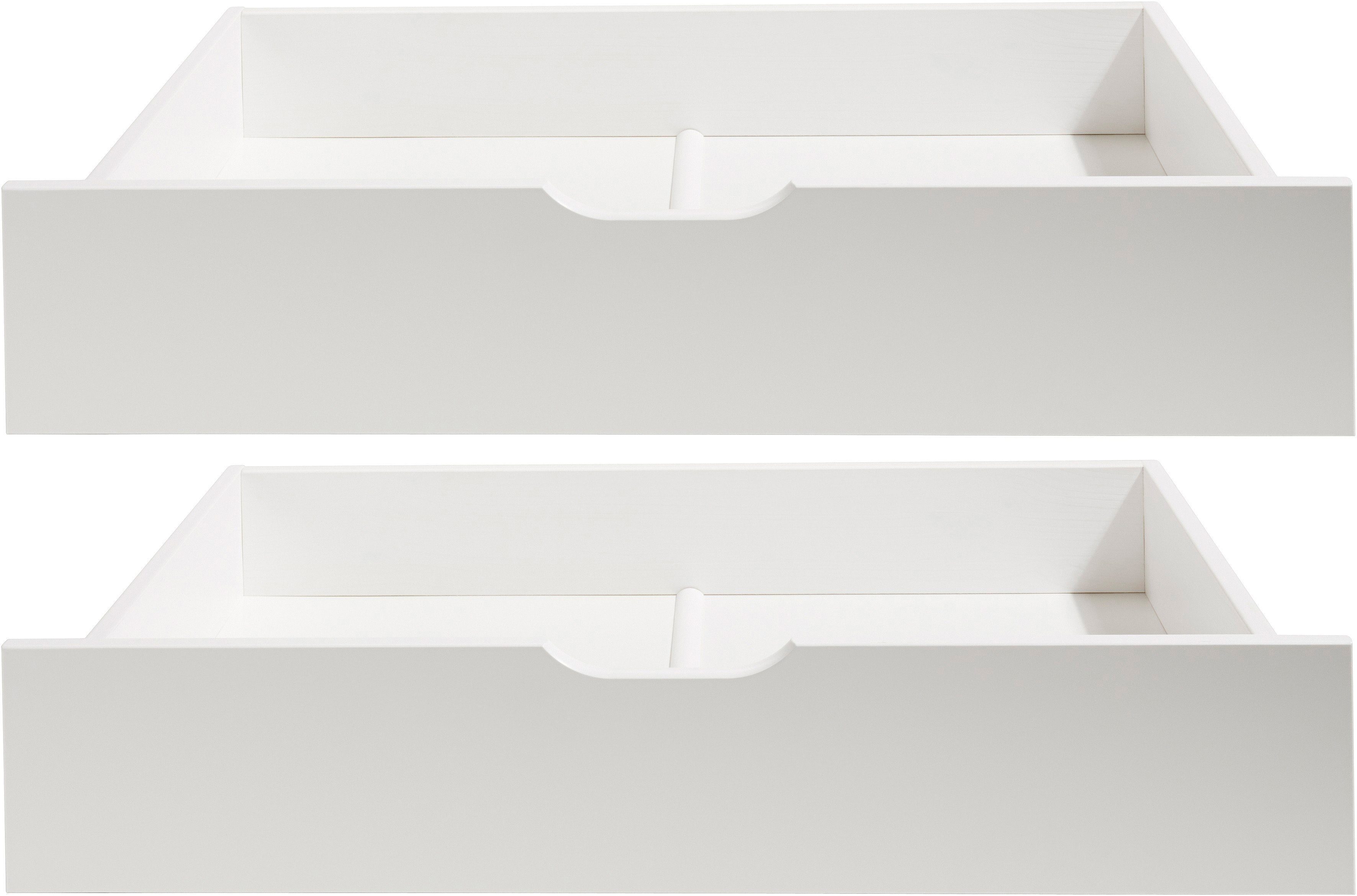 Hoppekids JUMBO drawer, on casters, white, 2 pieces