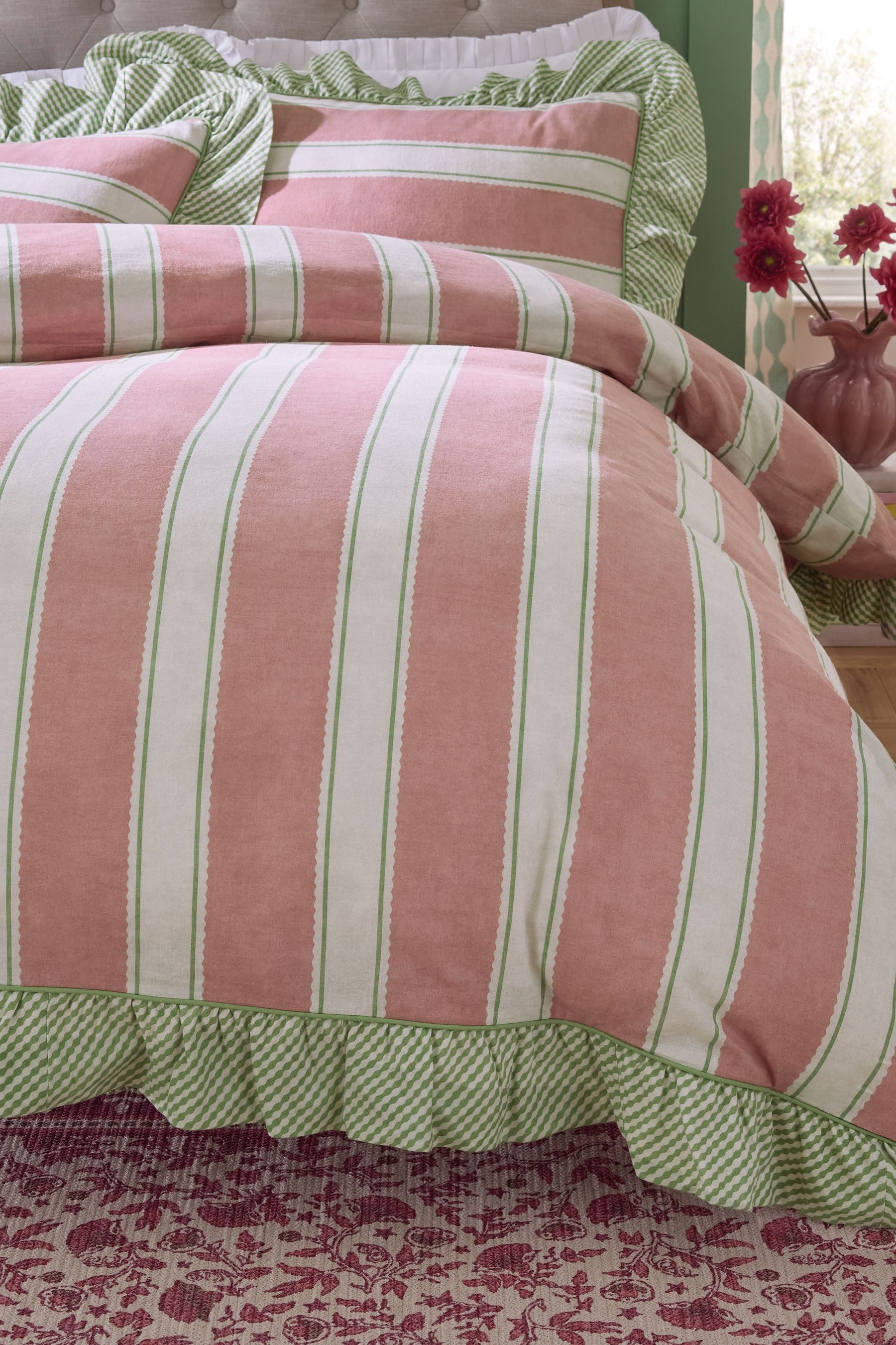 Next Bett-Set Angeraute Bettgarnitur mit Rüschen im Set, Bezug: Baumwolle