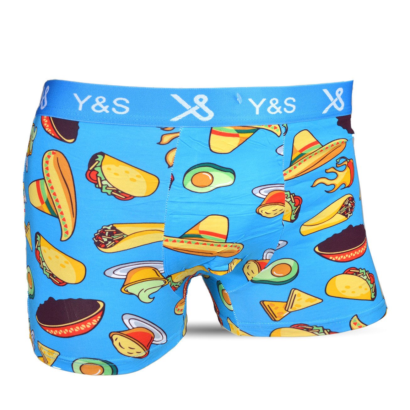 Socked Boxershorts bunte Unterhosen (4-St) bunte, lustige, farbige Retroshorts