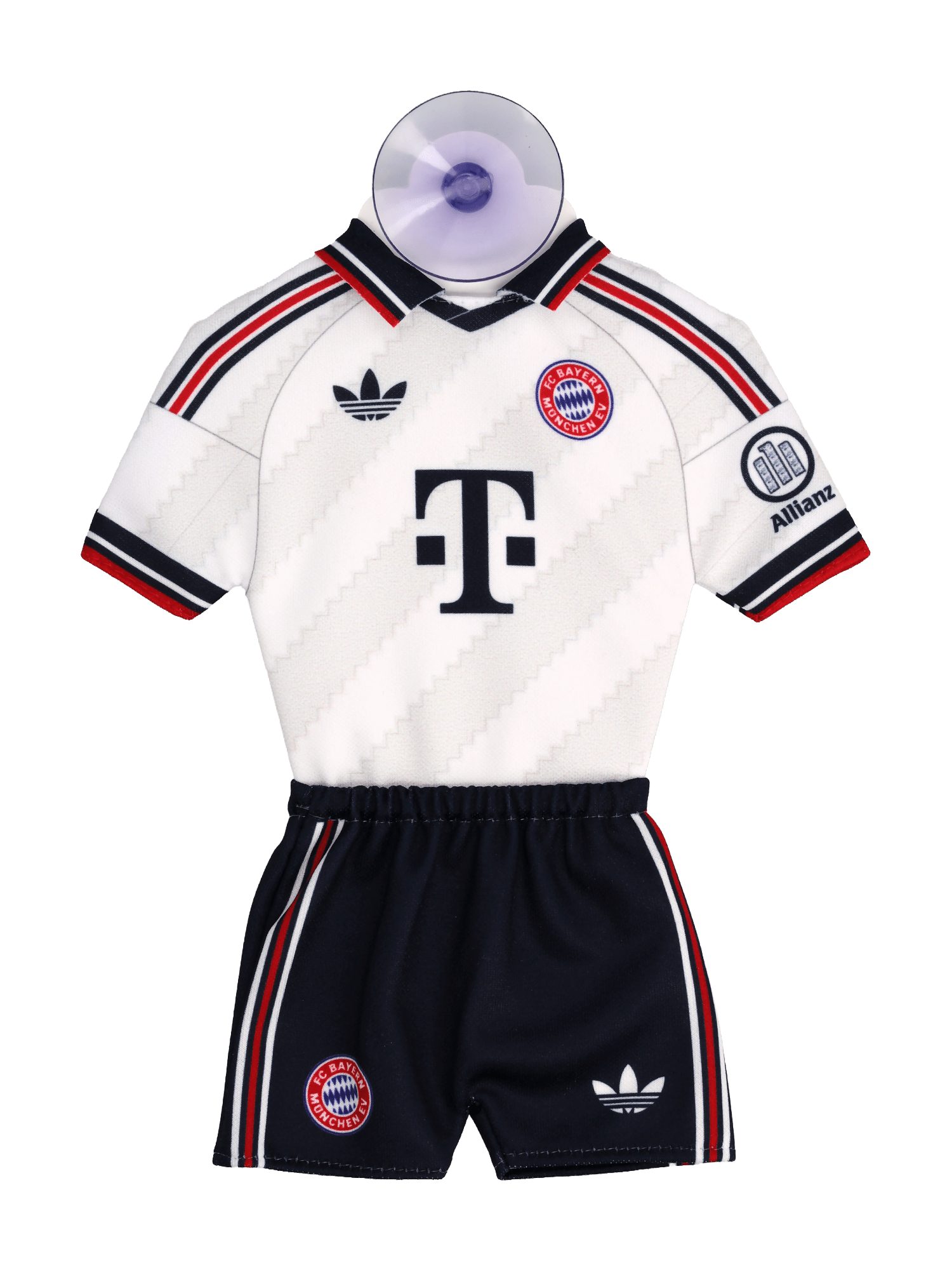FC Bayern München Kennzeichenhalter FC Bayern München I Auto Mini Kit Away 2026-27 I Weiß