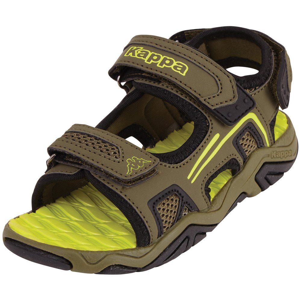 Kappa bequem army-lind Kinderfüße & Sandale besonders für leicht -