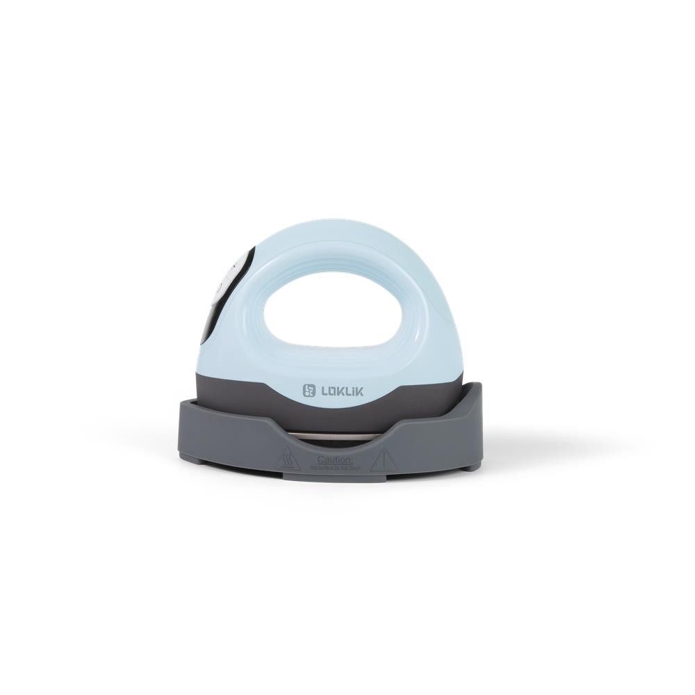 LOKLIK Trockenbügeleisen ImPress Mini 3, 550 W, Hitzepresse, Transferpresse, tragbar, Pastellblau