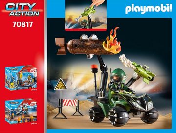 Playmobil® Konstruktions-Spielset »Starter Pack Polizei: Gefahrentraining (70817), City Action«, (58 St), Made in Germany