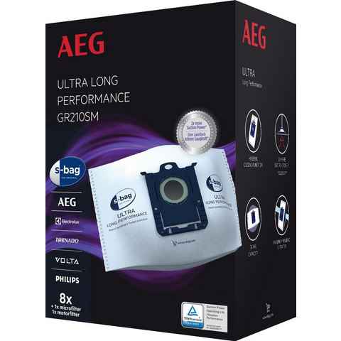 AEG Staubsaugerbeutel s-bag Megapack für AEG VX9 GR210SM, passend für AEG, 5l Füllmenge