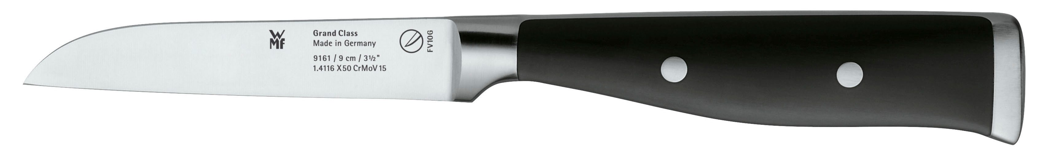 WMF Messer-Set Spitzenklasse Plus (Set, 5-tlg., Kochmesser, Brotmesser, 2x Fleischmesser und Gemüsemesser), Performance Cut, handgeschmiedet, Fingerschutz, Made – Bild 5 von 5