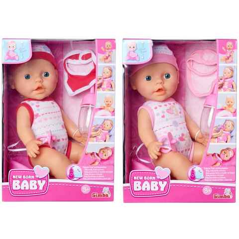 SIMBA Babypuppe New Born Baby Entzückendes Baby Set zufällige Auswahl 105037800